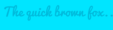 Image with Font Color 00BADB and Background Color 00E5FF